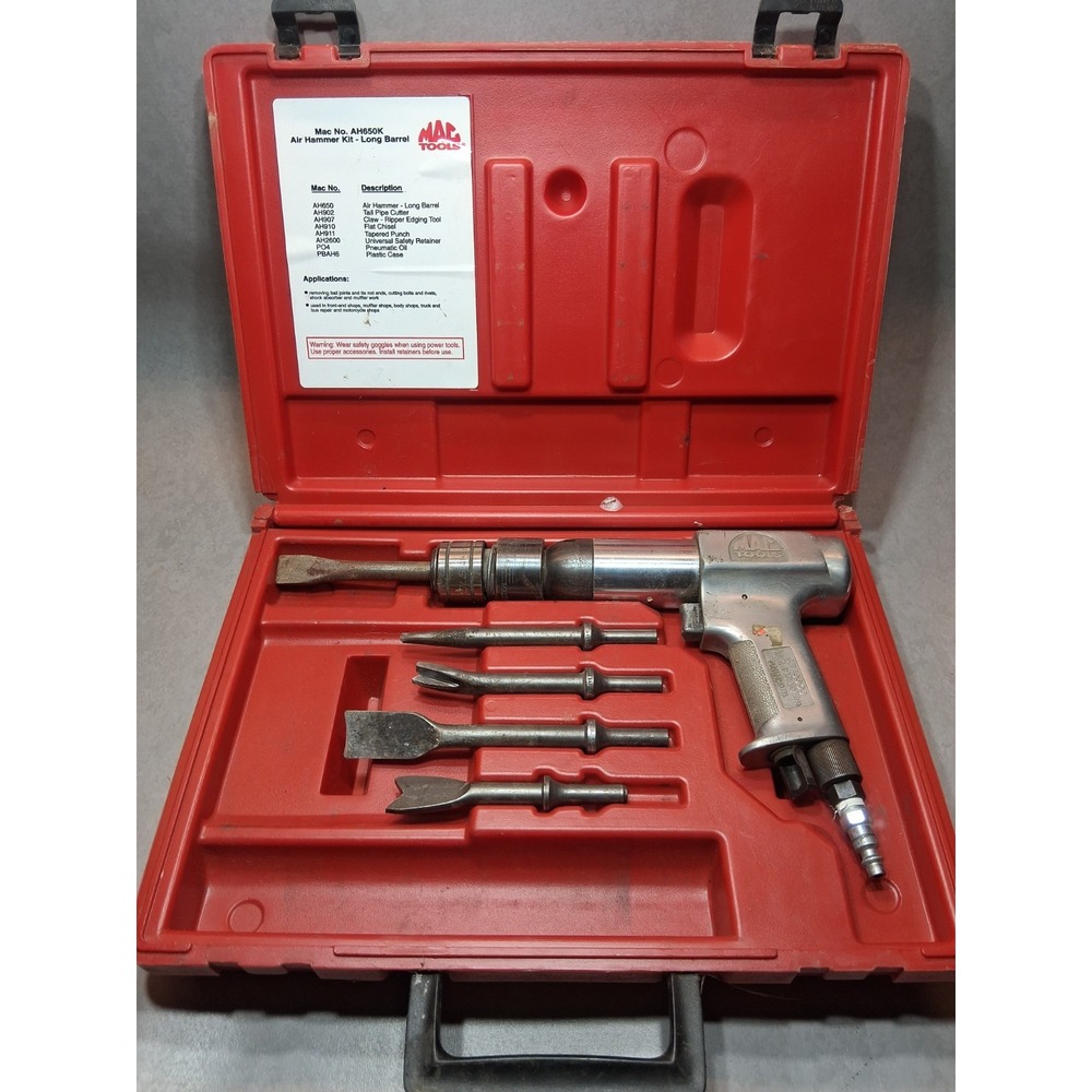 MAC Tools Air Hammer Long Barrel Kit AH650K with Bits